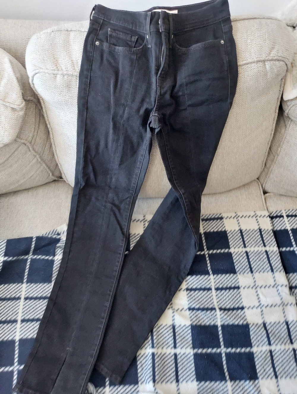 Levi's Black Denim Skinny Jeans